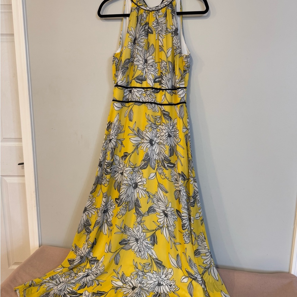 Yellow Sleeveless Maxi Dress